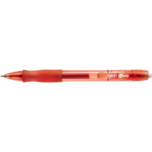 Penna gel a sfera a scatto Gelocity  - punta 0,7mm - rosso - Bic - conf. 12 pezzi