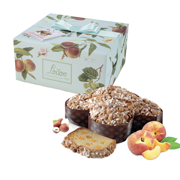 Colomba pesca e nocciole Linea Frutta e Fiori - 1000 gr - Loison