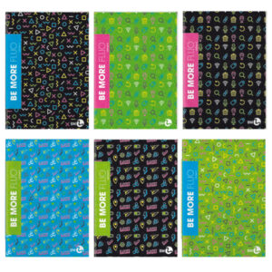 Maxiquaderno A4 36fg+2 100gr 10mm Fluo Be More 2023 BM