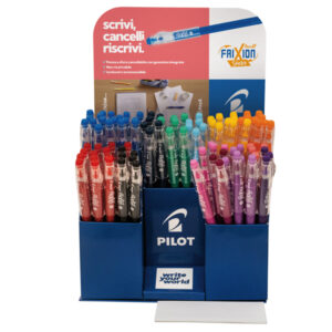 Penna sfera Frixionball Sticks - cancellabile - punta 0,7 mm - colori assortiti - Pilot - expo 72 pezzi