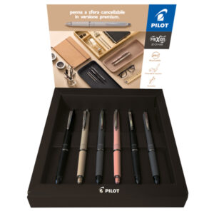 Penna a sfera Frixionball Zone - punta 0,7 mm - fusto colori assortiti - Pilot - expo 12 pezzi