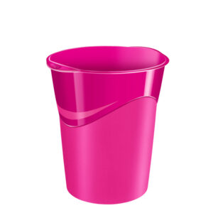 Cestino Gloss - altezza 33,4 cm - diametro 30,5 cm - 14 L - rosa pepsi - CEP