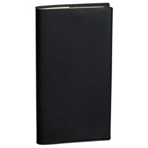 Agenda settimanale Planital 2025 - c/spirale - copertina Impala - 8,8 x 17 cm - nero - Quo Vadis