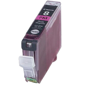 Cartuccia per Canon CLI-8 magenta fotografica con chip