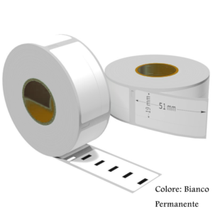 Etichette adesive permanente per DYMO DM-11355 S0722550 19mm*51mm 500pz