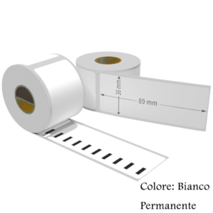 Etichette adesive permanente per DYMO DM-11356 S0722560 89mm*41mm 300pz