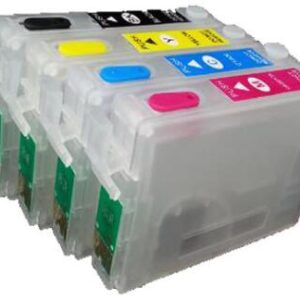 KIT 4 Cartuccia ricaricabili per Epson T2711 T2712 T2713 T2714 con chip autoreset