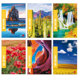 Maxiquaderno A4 36fg+2 100gr 4mm Geo Be More 2023 BM