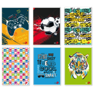 Maxiquaderno Bambino fantasia - A4 - 42 fogli - 80gr - 1 rigo con margine - BM