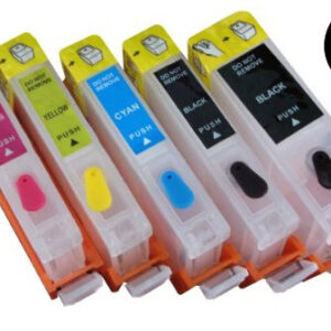 Cartuccia ricaricabile vuota per .Canon CLI-521 nero con chip autoreset