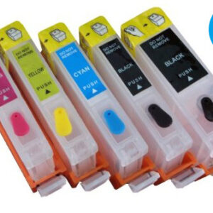 Cartuccia ricaricabile vuota per .Canon CLI-521 ciano con chip autoreset