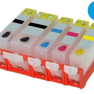 Cartuccia ricaricabile vuota .per Canon CLI-526 ciano con chip autoreset
