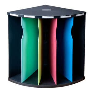 Classificatore ergonomico The Corner - 5 scomparti - arlecchino - Exacompta