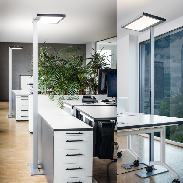 Lampada da terra Vitawork 17 SYM - alluminio - Luctra - immagine 7