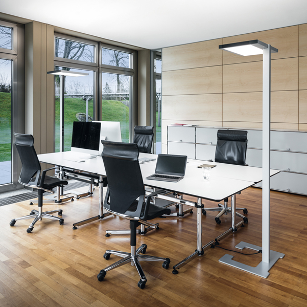 Lampada da terra Vitawork 17 SYM - alluminio - Luctra - immagine 8