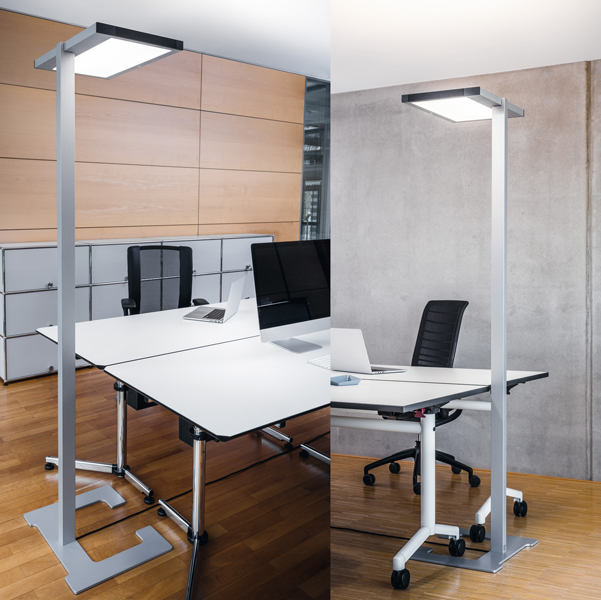 Lampada da terra Vitawork 17 SYM - alluminio - Luctra - immagine 9