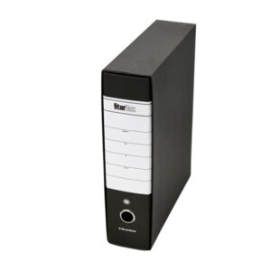 Registratore Starbox - dorso 8 cm - protocollo 23 x 33 cm - nero - Starline