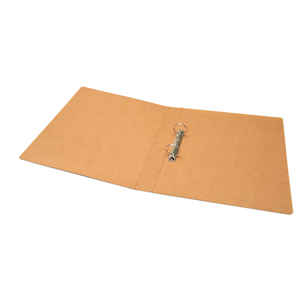 Raccoglitore - cartone FSC - 2 anelli tondi 30 mm - dorso 4 cm - 22x30 cm - avana - Starline - immagine 2