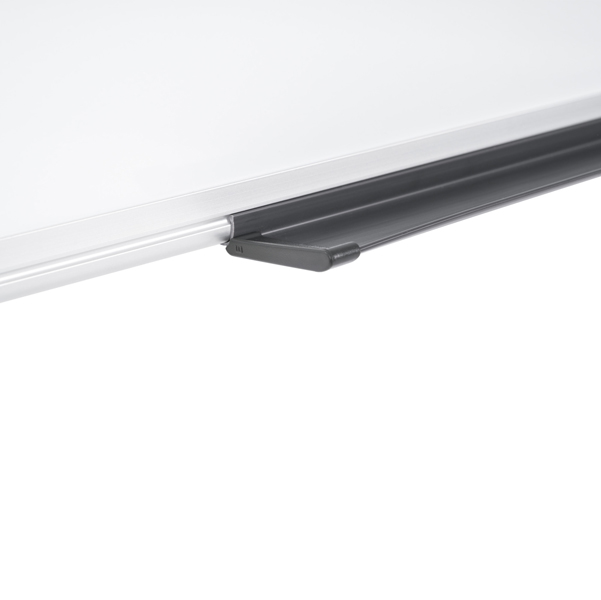 Lavagna magnetica - 90 x 120 cm - superficie in acciao laccato - cornice in alluminio - bianco - Starline - immagine 6