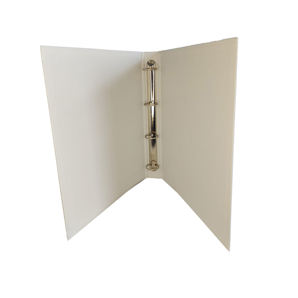 Raccoglitore King - 4 anelli tondi 30 mm - dorso 4 cm - 22x30 cm - rivestimento in PPL - bianco - Starline - immagine 2