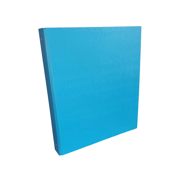 Raccoglitore King - 4 anelli tondi 30 mm - dorso 4 cm - 22x30 cm - rivestimento in PPL - azzurro - Starline - immagine 4