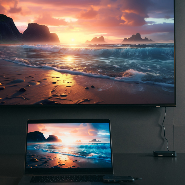 Verbatim - Share My Screen 1080p USB-C Wireless Display Adapter con Hub WDA-01 - 32146 - immagine 3