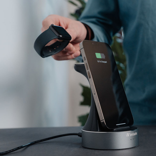 Verbatim - Supporto di ricarica wireless 2-in-1 - immagine 3