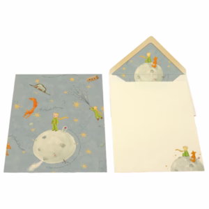 Biglietto Piccolo Principe - 19 x 25 cm - Kartos - conf. 10 pezzi