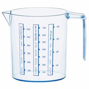 Brocca graduata - 0,75 L -  trasparente