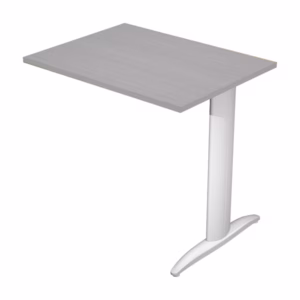 Allungo reversibile dx/sx per scrivanie Easy - 80 x 60 cm - Grigio/grigio alluminio - Artexport