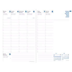 Agenda settimanale Ministro 2025 - copertina Equology - 16 x 24 cm - rosso - Quo Vadis