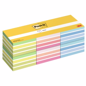 Blocco foglietti Post it® Cubo - 2028-0CPPX6 - 76  x 76 mm - colori assortiti neon/pastel - 450 fogli - Post it® - conf. 6 blocchi