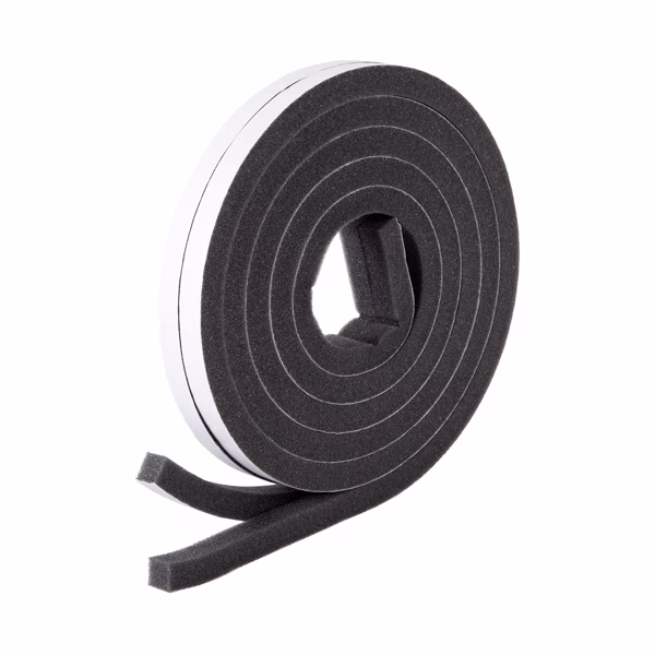 Guarnizione adesiva per isolamento garage - 17 mm x 6,5 m - resina - antracite - Geko - immagine 2