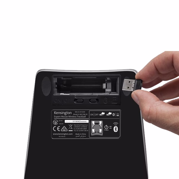 Trackball Expert Mouse® - wireless - nero - Kensington - immagine 2