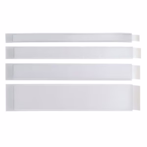 Portaetichette adesivo Ies L40 - 40 x 300 mm - grigio - Sei Rota - conf. 10 pezzi