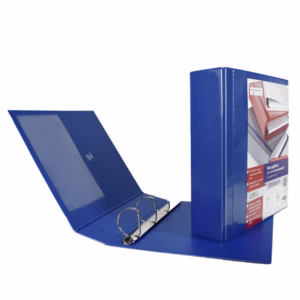 Raccoglitore personalizzabile Stelvio TI - 4 anelli a D 25 mm - dorso 4 cm - 22 x 30 cm - blu - Sei Rota