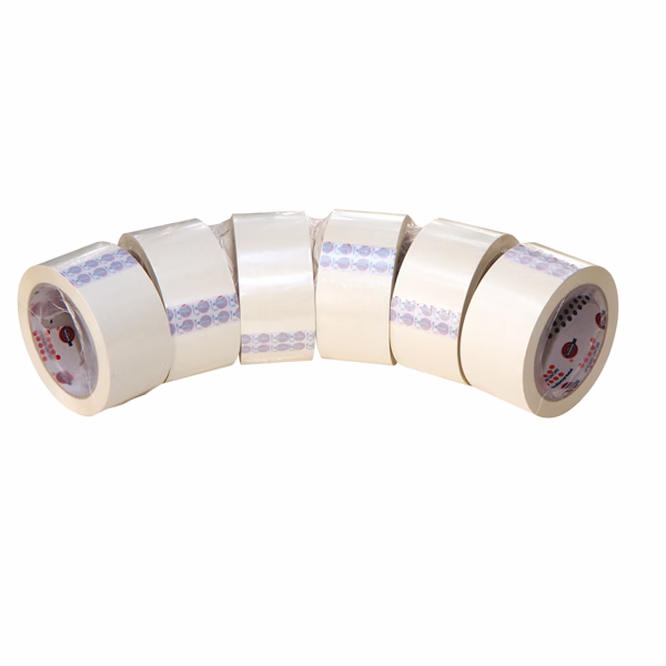 Nastro adesivo 330 - 5 cm x 66 m - PVC - bianco - Eurocel - immagine 2