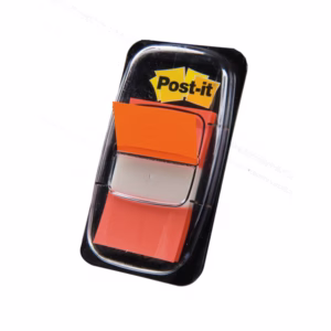 Segnapagina Post it® Index Medium - 680-4 - 25,4 x 43,2 mm - arancio - Post it® - conf. 50 pezzi