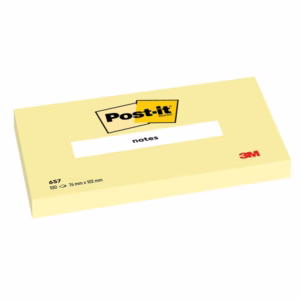Blocco foglietti - 657 - 76 x 102 mm - giallo Canary™ - 100 fogli - Post it®