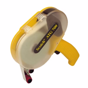 Dispenser per nastro biadesivo ATG 700 - impugnatura in plastica - trasparente - Scotch