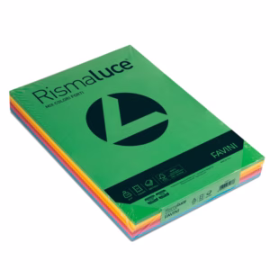 Carta Rismaluce - A3 - 140 gr - mix 6 colori - Favini - conf. 200 fogli