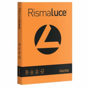 Carta Rismaluce - A4 - 140 gr - arancio 56 - Favini - conf. 200 fogli