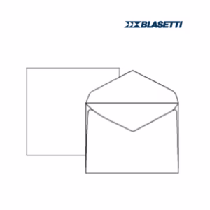 Busta extrafine Campidoglio - lembo gommato - 18 x 24 cm - 100 gr - bianco - Blasetti - conf. 500 pezzi