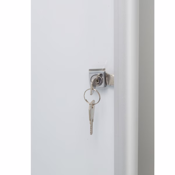 Bacheca per interni ultrapiatta - fondo in metallo magnetico bianco - 6 fogli A4 - orizzontale - Nobo - immagine 3