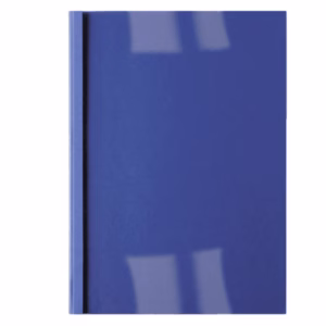 Cartelline termiche Business Line - 1,5 mm - leather blu - GBC - scatola 100 pezzi