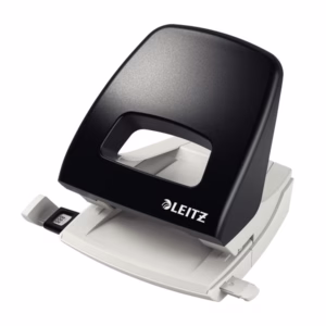 Perforatore Metal Rim 5005 - passo 8 cm - max 25 fogli - 2 fori - nero - Leitz