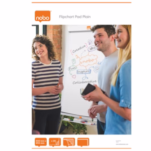 Blocco per lavagna - 20 fogli - 67,1 x 96,5 cm - bianco - Nobo
