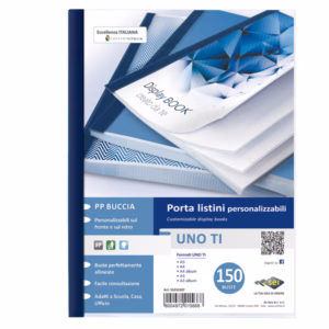 Portalistini personalizzabile Uno TI - 22x30 cm - 150 buste - blu - Sei Rota