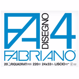 Album F4 - 24x33cm - 220gr - 20 fogli - liscio - squadrato - Fabriano