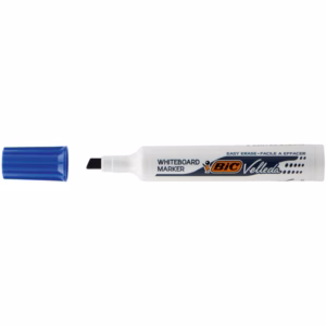 Pennarello Whiteboard Marker Velleda 1791 - punta a scalpello da 3,3mm a 4,6mm - blu - Bic